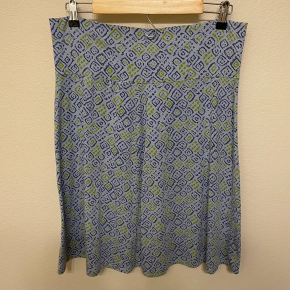 Royal Robbins Blue and Green Sporty Skirt - Size Medium - Picture 2 of 5